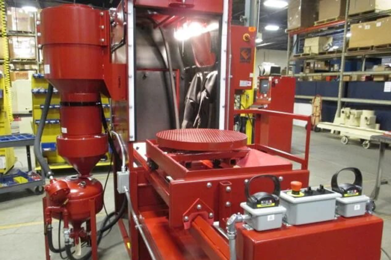 rotary-table-peening-machine