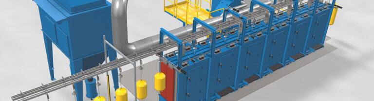 inner surface of boilers shot blasting machine7
